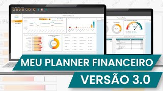 1  Meu Planner Financeiro V30  Organização Financeira Automatizada [upl. by Dall683]