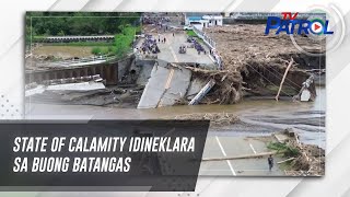 State of calamity idineklara sa buong Batangas  TV Patrol [upl. by Edmond]