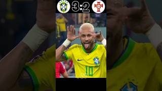 Ronaldo vs Neymar  Portugal vs Brazil FIFA World Cup 2026 highlights🥶  ronaldo shorts youtube [upl. by Gilbertine]