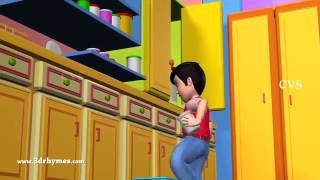 Johny Johny Yes Papa Nursery Rhyme Kids Songs 3D Animation English Rhymes For Children 360p [upl. by Klehm]