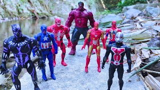 AVENGERS SUPERHERO STORY HULK VS MARVELS SPIDERMAN  BATMAN VS CAPTAIN AMERICA amp IRONMAN [upl. by Barolet]