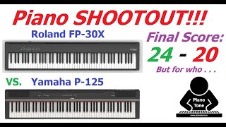 Roland FP30X vs Yamaha P125 [upl. by Chilcote]