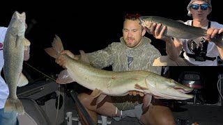 CRAZY Ohio multi species fishing Muskie Steelhead and walleye [upl. by Sheepshanks]