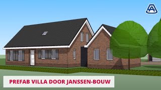 Opbouw prefab woning door JanssenBouw JB2 en JB11 [upl. by Gorges]