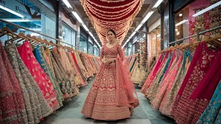 New Lehenga collection in Chandni Chowk  Special Lehenga Design [upl. by Filahk]