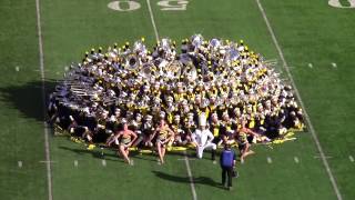 Michigan Marching Band  March to the Stadium and PreGame 11052016 [upl. by Yerrok]