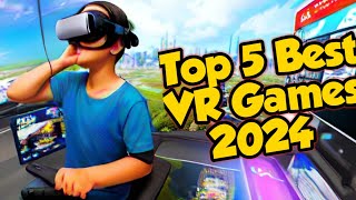 Top 5 Best VR Games Android amp IOS 2024 [upl. by Dnomra683]