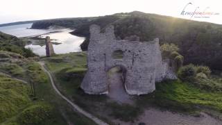 Swansea Bay Mumbles and Gower from the Air [upl. by Airyk]