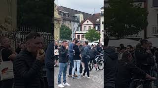 Mahnwache in Mannheim Marktplatz 02062024 mit Gegendemo [upl. by Annauqal651]