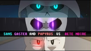 Glitchtale S1 EP2 quotYet Darkerquot  Gaster vs Sans REANIMATED  ANIMATION [upl. by Paviour230]