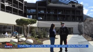 Truffatore seriale vive per un anno in hotel senza pagare  La Vita in Diretta 02042024 [upl. by Placeeda]