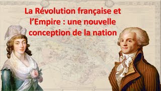 Premières 👑La Révolution et lEmpire une nouvelle conception de la Nation  cours complet [upl. by Coumas]