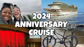 OUR ANNIVERSARY CRUISE  2024 PampO Ventura Review Amsterdam amp Balcony Room Tour [upl. by Roleat]