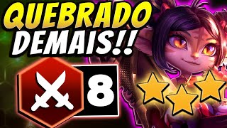 TFT  TRISTANA ⭐ ⭐ ⭐ COM 8 DUELISTAS É BROKEN DE MAIS [upl. by Carder]