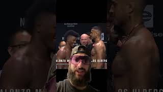 Carlos Ulberg 265 VS Alonzo Menifield 215 Ulberg by KO 110 ufc mma shorts [upl. by Bartholomeus]