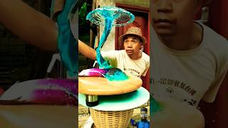 Slow motion effect video water slowmotion youtubeshorts asmrsounds balloon shorts [upl. by Ahsir]