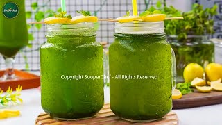 Refreshing Mint Margarita  Mint Lemonade  Recipe by SooperChef [upl. by Mercuri]