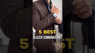 5 Classy Blazer Combos For Men ✅  mensfashion ytshorts [upl. by Cochrane399]