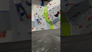 Potentially dodgy paddle dyno bouldering climbing [upl. by Persas]