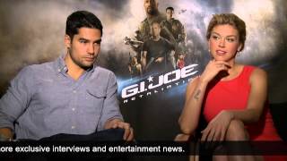 JOHN WICK Adrianne Palicki interview at Fantastic Fest 2014 red carpet [upl. by Llenwahs259]