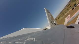 Freewing F22 90mm edf runcam view towards the wing [upl. by Dicks]