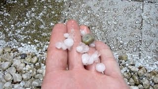 Hagel und Unwetter in München am 24 Mai 2012 [upl. by Kieffer]