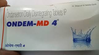 Ondem 4 MG Tablet MD Uses Dosage Side Effects Composition in hindi [upl. by Aem]