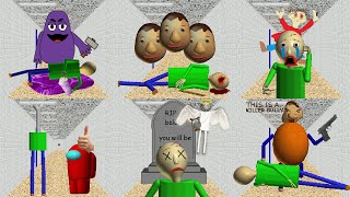 But Baldi Dies amp Fainted 10 Mods Different In Baldis Basics Mods [upl. by Netloc729]