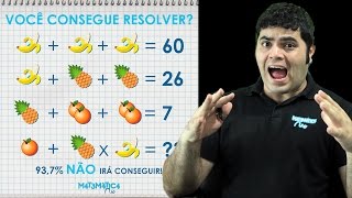 Você Consegue Resolver o Problema da Salada de Frutas [upl. by Galvin158]