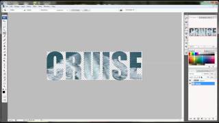 How to Cut Out a Word in Photoshop [upl. by Edward]