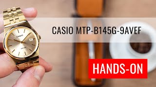 HANDSON Casio Collection MTPB145G9AVEF [upl. by Ammann]