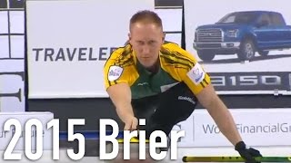 Kean ON vs Jacobs NO  2015 Tim Hortons Brier Draw 7 [upl. by Ahsercul448]