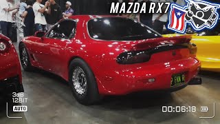 Rotativo Mazda RX7 Para La Fiebre  Puerto Rico La isla del Rotor [upl. by Ahsiemaj]