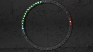 WS2812 RGB LED Ring Clock [upl. by Macintyre]