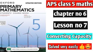 Chapter 6  Lesson 7  Converting capacity  Oxford primary mathematics book 5 [upl. by Gillespie]