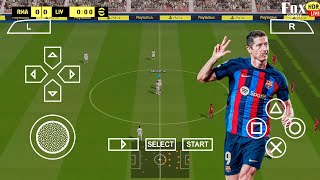 Efootball PES 2023 PPSSPP Android Update Camera PS5 Best Graphics [upl. by Cirnek377]