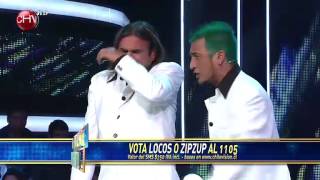 Los Locos del Humor vs ZipZup  Hazme Reir 01042013 [upl. by Lacsap]