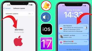 iOs17 Come modificare il suono delle notifiche su iPhone dopo laggiornamento [upl. by Kiah]