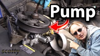 How to Replace Power Steering Pump in Your Car [upl. by Williamsen]