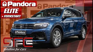 Alarmanlage im VW Tiguan  Fernstart  Pandora Elite [upl. by Laforge]