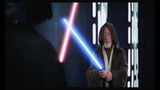 Star Wars Fan Edit Obi Wan vs Vader  Episode IV A New Hope [upl. by Brass]