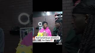 Kai cenat buys sneakers for rakai [upl. by Scotty]