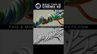 Dynamic Twisting Rope in Cinema 4D ⭐ Tutorial  Project File [upl. by Adnauqahs]