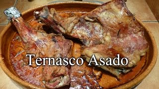 Ternasco asado al horno de leña  Receta tradicional [upl. by Inail]