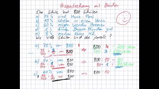 Prozente berechnen über Bruchrechnung [upl. by Lerej]