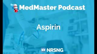 Aspirin Nursing Considerations Side Effects and Mechanism of Action Pharmacology for Nurses [upl. by Safko]