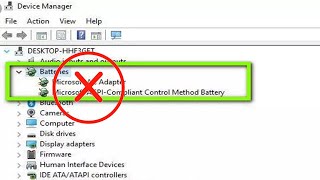 How To Fix Batteries Not Showing In The Device Manager Of Windows [upl. by Em689]