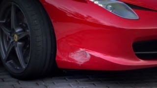 Top Gear  Richard Hammond damages his Ferrari 458 Spider [upl. by Nivets]