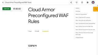 Cloud Armor Preconfigured WAF Rules GSP879 [upl. by Kelby965]