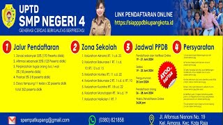 INFO PPDB TP20242025 SMP NEGERI 4 KUPANG  2024 [upl. by Kinnard729]